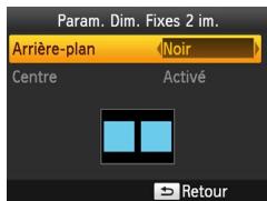 CANON CP 1000 - Impression de deux images au format carte sur une feuille (2-Plus (form. fixe)) - 2