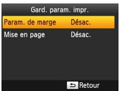 CANON CP 1000 - Utilisation des mêmes paramètres de courbures et de mise en forme après la mise hors tension (gard. param. impr.) - 1