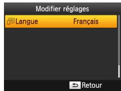CANON CP 1000 - Accédez à l'écran de réglage. - 1