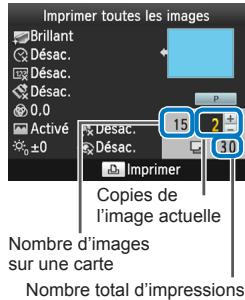 CANON CP 1000 - Accédez à l'écran de réglage. - 1