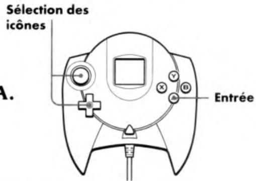 SEGA DREAMCAST - Utiliser le MENU principal - 1
