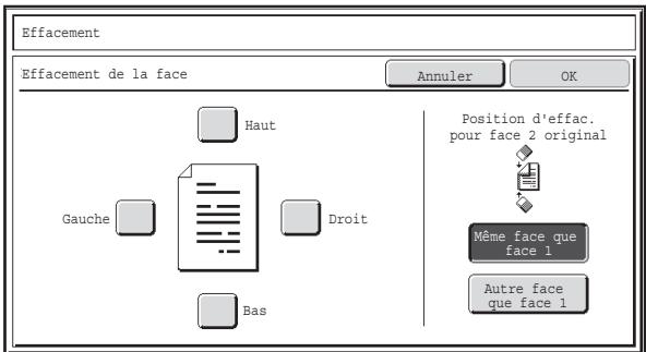 SHARP MX 2614 - Appuyez sur le mode d'effacement de votre choix. - 1
