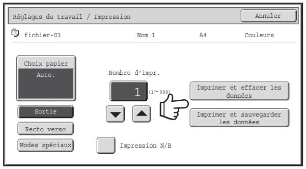 SHARP MX 2614 - Impression d'un fichier enregistre - 2
