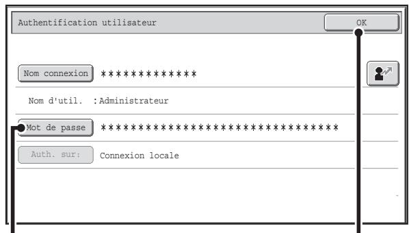 SHARP MX 2614 - L'authentification de l'utilisateur se fait par son nom et son mot de passe de connexion (et son adresse de courrier électronique). - 3