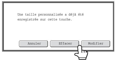 SHARP MX 2614 - Enregistrement des formats d'originaux (modification/effacement) - 3