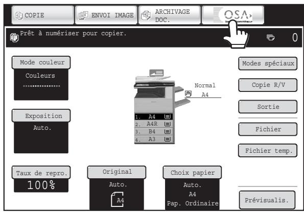 SHARP MX 2614 - Sélection d'une application standard - 1