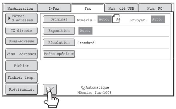 SHARP MX 2614 - Utilisation d'un NUMERO de recherche pour rappeler une destination - 1