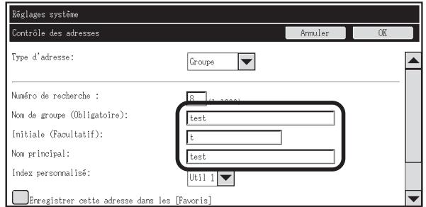 SHARP MX 2614 - Enregistrement de touches de groupe - 5