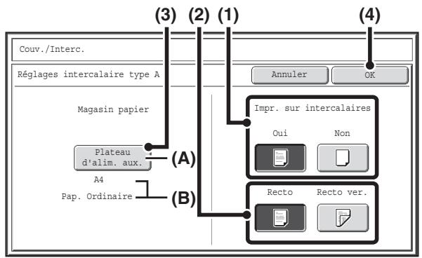 SHARP MX 2614 - Insertion des intercalaires dans les COPIES (réglages intercalaires) - 10