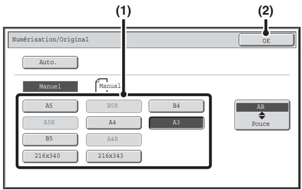 SHARP MX 2614 - Sélectionnez le mode et affichez l'écran des réglages de l'image. - 2