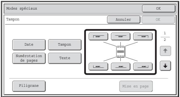 SHARP MX 2614 - Procedure generale d'utilisation d'un TAMPON - 1
