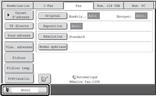 SHARP MX 2614 - Ecran d'etat des travaux - 2