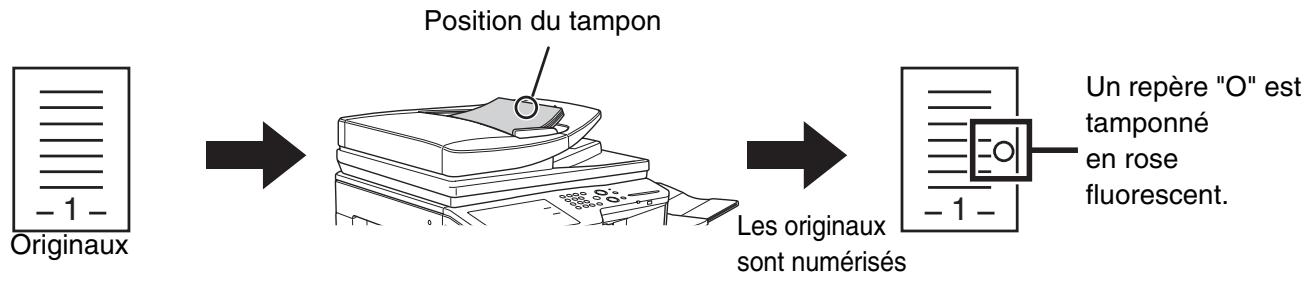 SHARP MX 2614 - Tamponnage d'originaux numerises (tampon de vérif.) - 1