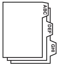 SHARP MX 2614 - COPIE sur des onglets d'intercalaires (COPIE sur onglets) - 3