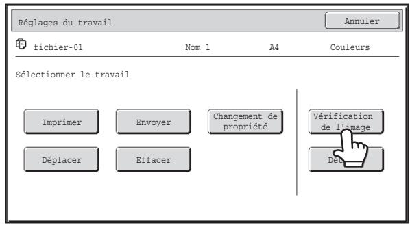 SHARP MX 2614 - Verification de l'image d'un fichier enregistre - 2