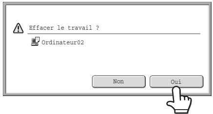 SHARP MX 2614 - Annulez le travail. - 1