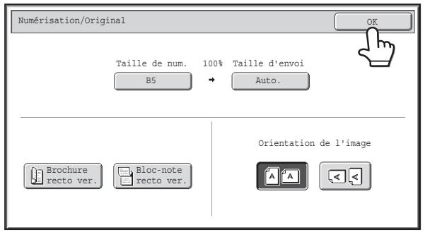 SHARP MX 2614 - Indication du format de numérisation de l'original (par le format du papier) - 4