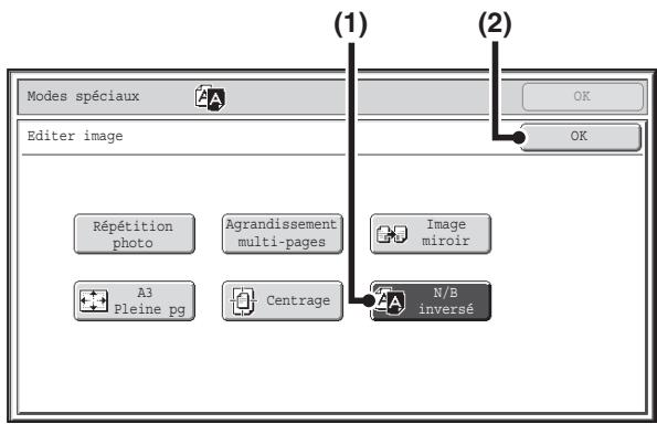 SHARP MX 2614 - Inversion du NOIR et BLANC sur une COPIE (N/B inverse) - 2