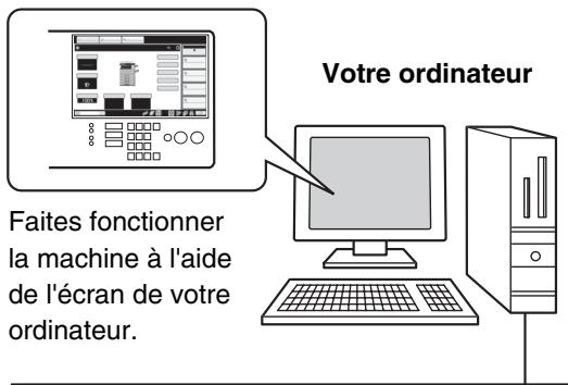 SHARP MX 2614 - Fonctionnement à distance de la machine - 1