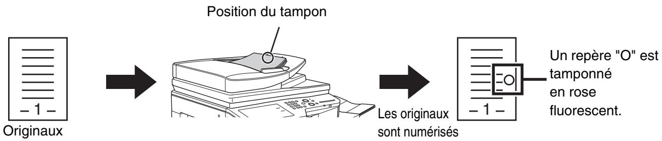 SHARP MX 2614 - Tamponnage d'originaux numerises (tampon de vérif.) - 1