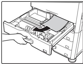 SHARP MX 2614 - Mauvaise alimentation du papier dans les magasins 1 à 4 (dans le magasin) - 1