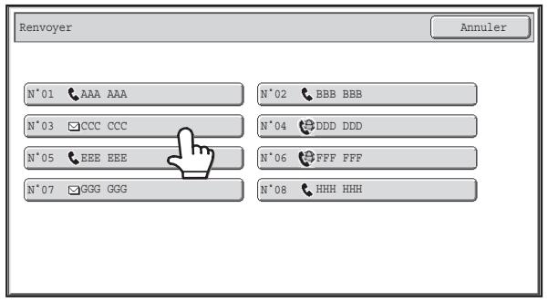 SHARP MX 2614 - Utilisation de la fonction renvoyer - 2