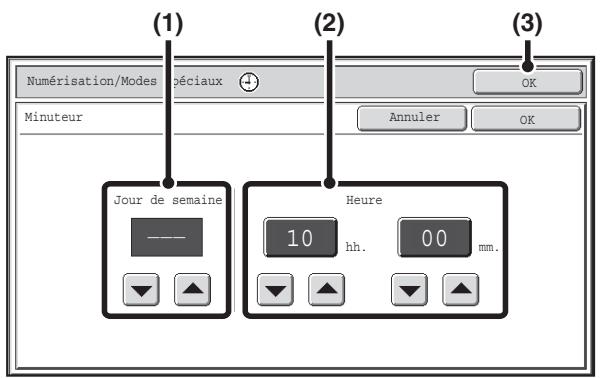 SHARP MX 2614 - Sélectionnez les modes spéciaux. - 1