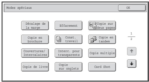 SHARP MX 2614 - Réglages des modes spéciaux - 1