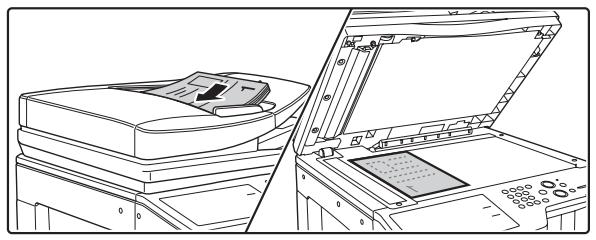 SHARP MX 2614 - Placez le document original. - 1