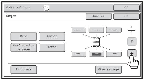SHARP MX 2614 - Sélectionnez la fonction tampon. - 1