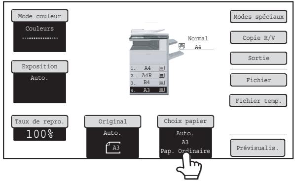 SHARP MX 2614 - Placez l'original sur la vitre d'exposition. - 2