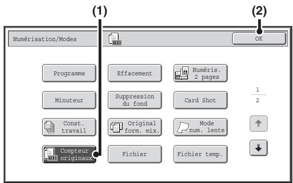 SHARP MX 2614 - Sélectionnez les modes spéciaux. - 1