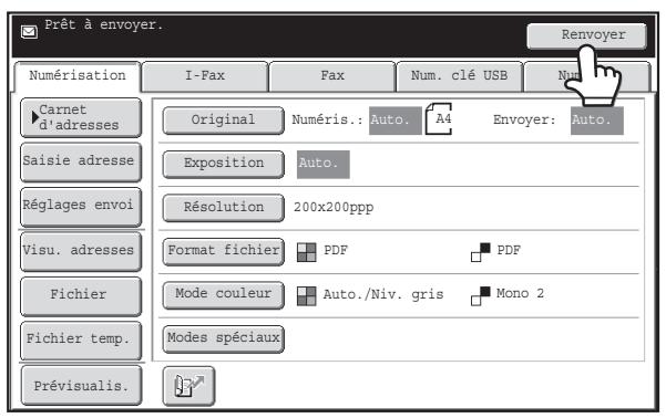 SHARP MX 2614 - Utilisation de la fonction renvoyer - 1