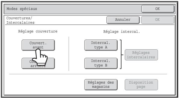 SHARP MX 2614 - Sélectionnez les modes spéciaux. - 1