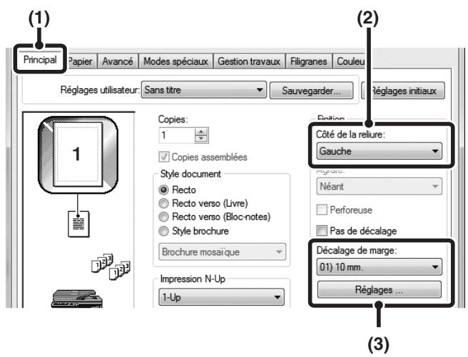 SHARP MX 2614 - Augmenter la MARGE (décalage de MARGE) - 2