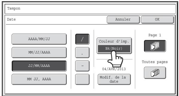 SHARP MX 2614 - Définissez le format de la date. - 1