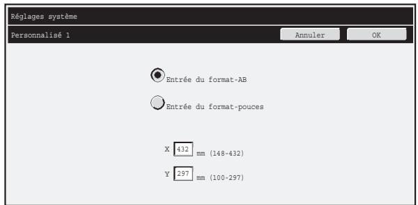 SHARP MX 2614 - Enregistrement du format personnelisé (auxiliaire) - 1