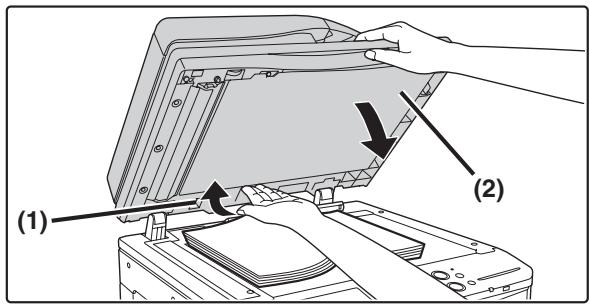 SHARP MX 2614 - Placer un livre épais - 1