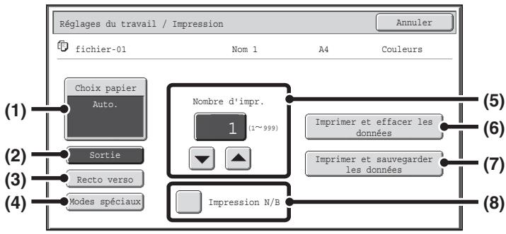 SHARP MX 2614 - Impression d'un fichier enregistre - 4