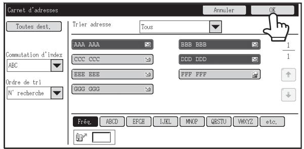 SHARP MX 2614 - Enregistrement de touches de groupe - 8