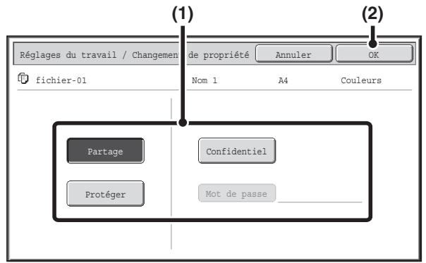 SHARP MX 2614 - Modification des proprietes - 2