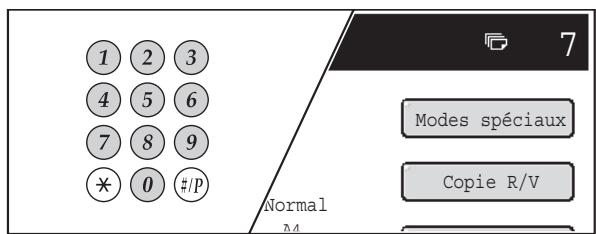 SHARP MX 2614 - Réglage du nombre de copies (jeux) - 1