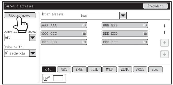 SHARP MX 2614 - Enregistrement de touches de groupe - 3