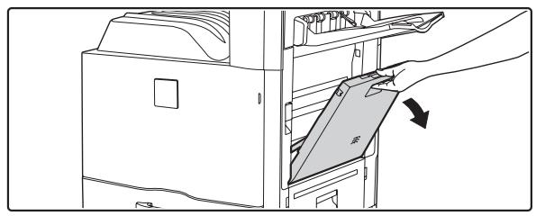 SHARP MX 2614 - Chargement du PAPIER sur le plateau d'alimentation auxiliaire - 1