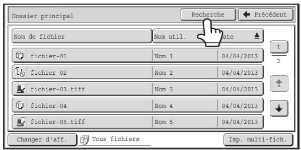 SHARP MX 2614 - Recherche à l'intérieur d'un dossier - 2