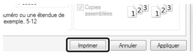 SHARP MX 2614 - Sélectionnez les paramètres d'impression. - 1
