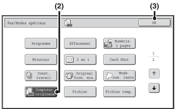 SHARP MX 2614 - Verification du NOMBRE d'originaux numerises avant la transmission (compteur originaux) - 2