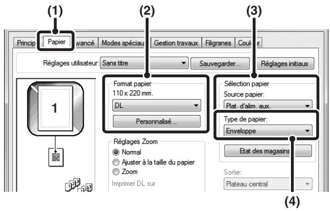 SHARP MX 2314 - Impression sur enveloppes - 1