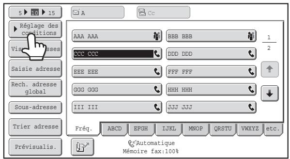 SHARP MX 2314 - ÉCRAN INITIAL DU MODE TÉLÉCOPIE - 4