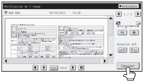 SHARP MX 2314 - Sélectionnez l'image reçue - 1